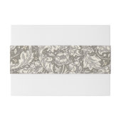 William Morris Bruidsbloem Bloem Florale Bot Uitnodigingen Wikkel (Achterkant Voorbeeld)