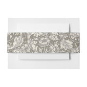 William Morris Bruidsbloem Bloem Florale Bot Uitnodigingen Wikkel (Voorkant Voorbeeld)