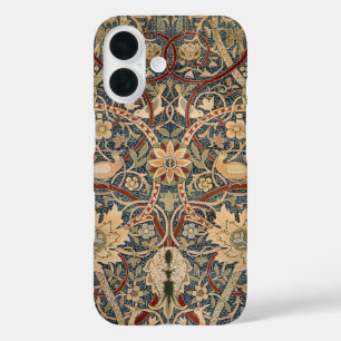 William Morris Bullerswood Antieke Vogel Kunst iPhone 16 Hoesje