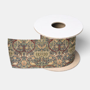 William Morris Bullerswood Antieke Vogel Kunst Satijnen Lint