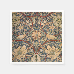 William Morris Bullerswood Antieke Vogel Kunst Servet