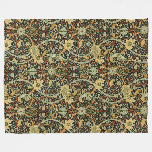  William Morris Bullerswood Carpet Fleece Deken (Voorkant (Horizontaal))