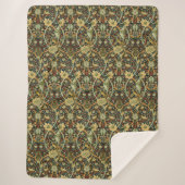 William Morris Bullerswood Carpet Sherpa Deken (Voorkant)