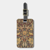 William Morris Bullerswood Faux Tapestry Bagagelabel (Voorkant verticaal)