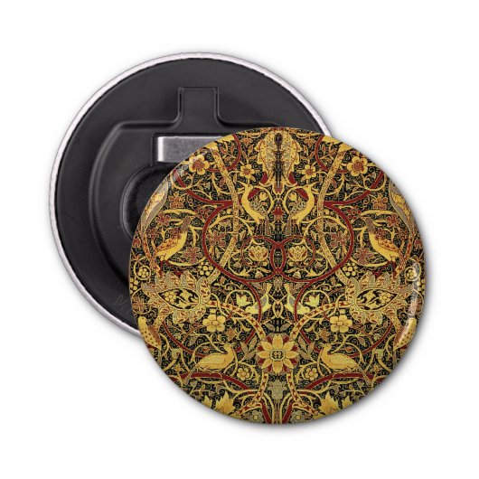 William Morris Bullerswood Faux Tapestry Button Flesopener (Voorkant)