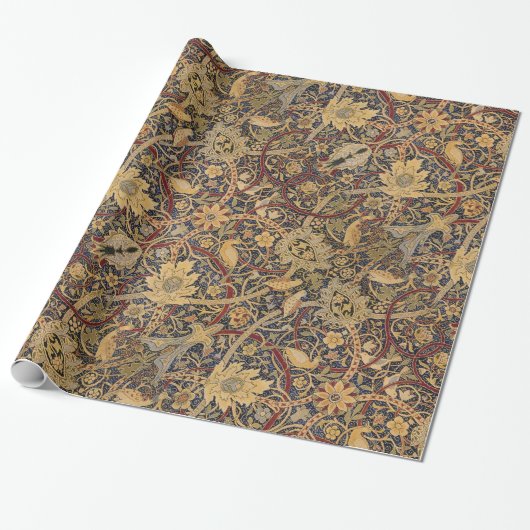 William Morris Bullerswood Faux Tapestry Cadeaupapier (Uitgerold)