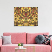 William Morris Bullerswood Faux Tapestry Canvas Afdruk (Insitu (Woonkamer))