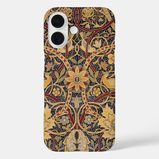 William Morris Bullerswood Faux Tapestry Case-Mate iPhone Case (Achterkant)