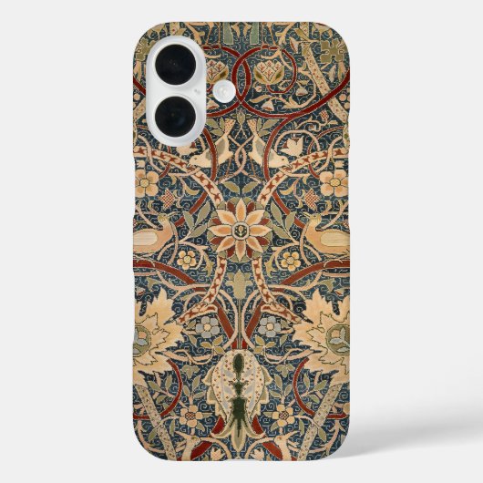 William Morris Bullerswood Faux Tapestry Case-Mate iPhone Case (Achterkant)