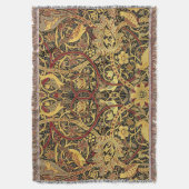 William Morris Bullerswood Faux Tapestry Deken (Voorkant Verticaal)