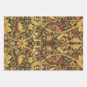 William Morris Bullerswood Faux Tapestry Inpakpapier Vel (Voorkant)