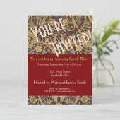 William Morris Bullerswood Faux Tapestry Kaart (Staand voorkant)