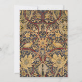 William Morris Bullerswood Faux Tapestry Kaart (Achterkant)