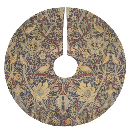 William Morris Bullerswood Faux Tapestry Kerstboom Rok (Voorkant)