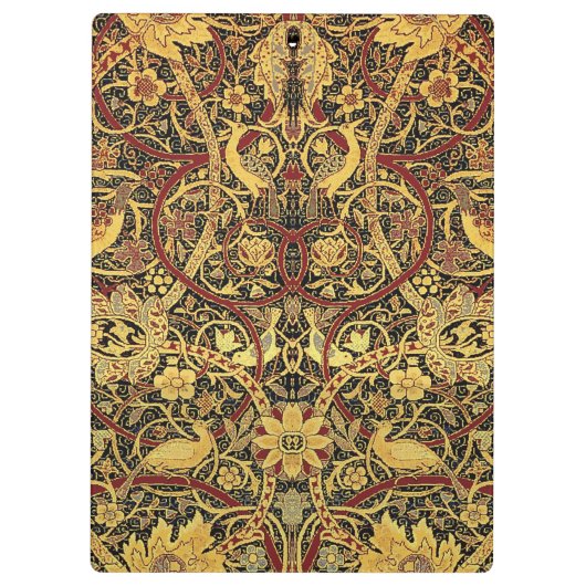 William Morris Bullerswood Faux Tapestry Klembord (Achterkant)