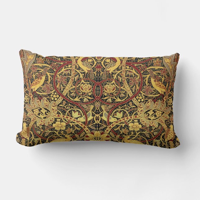William Morris Bullerswood Faux Tapestry Kussen (Voorkant)