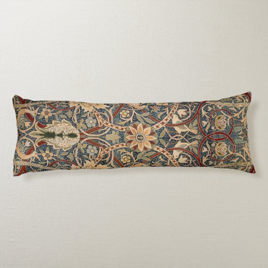 William Morris Bullerswood Faux Tapestry Lichaamskussen (Achterkant)