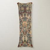 William Morris Bullerswood Faux Tapestry Lichaamskussen (Voorkant Verticaal)