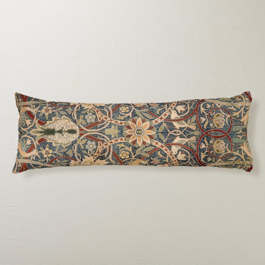 William Morris Bullerswood Faux Tapestry Lichaamskussen (Voorkant)
