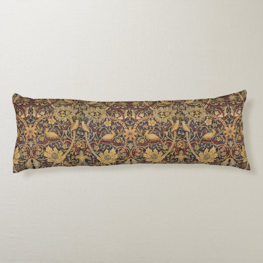 William Morris Bullerswood Faux Tapestry Lichaamskussen (Achterkant)