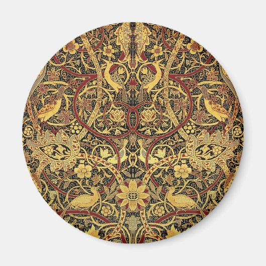William Morris Bullerswood Faux Tapestry Magneet (Voorkant)