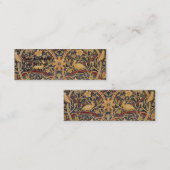 William Morris Bullerswood Faux Tapestry Mini Visitekaartje (Voorkant / Achterkant)