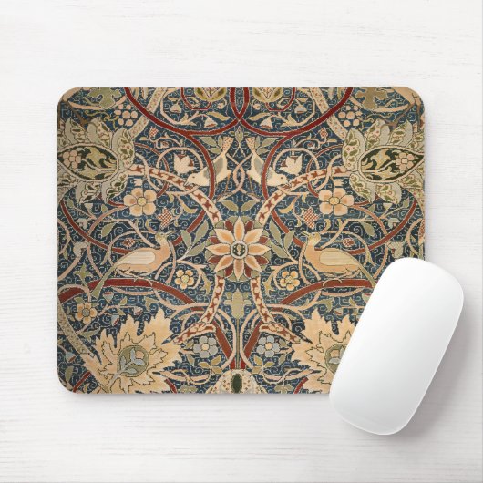 William Morris Bullerswood Faux Tapestry Muismat (Met muis)