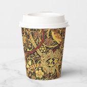 William Morris Bullerswood Faux Tapestry Papieren Bekers (Achterkant)