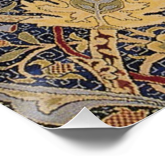 William Morris Bullerswood Faux Tapestry Poster (Hoek)