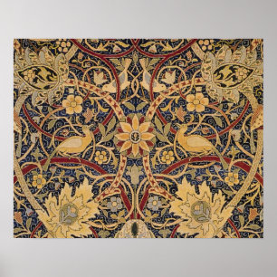 William Morris Bullerswood Faux Tapestry Poster