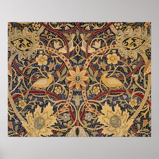 William Morris Bullerswood Faux Tapestry Poster (Voorkant)