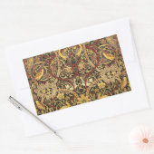 William Morris Bullerswood Faux Tapestry Rechthoekige Sticker (Envelop)
