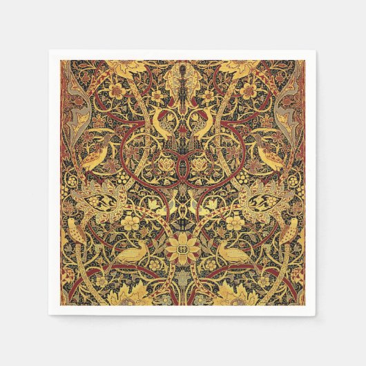 William Morris Bullerswood Faux Tapestry Servet (Voorkant)