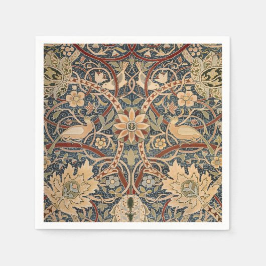 William Morris Bullerswood Faux Tapestry Servet (Voorkant)