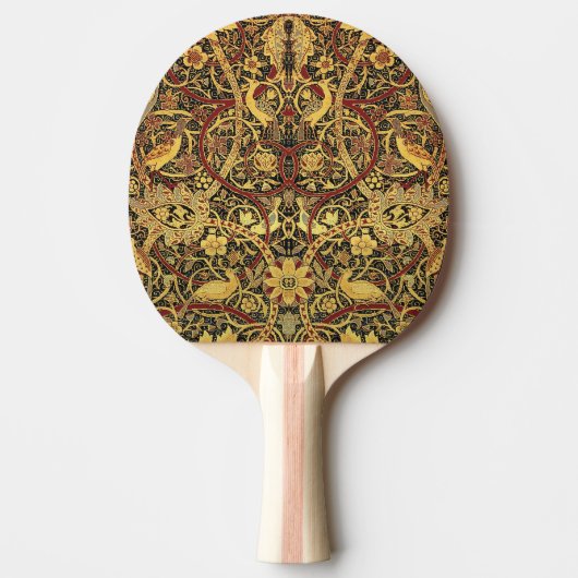 William Morris Bullerswood Faux Tapestry Tafeltennisbatje (Voorkant)
