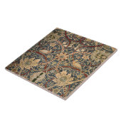 William Morris Bullerswood Faux Tapestry Tegeltje (Zijkant)