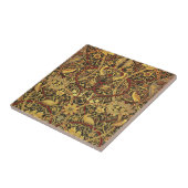 William Morris Bullerswood Faux Tapestry Tegeltje (Zijkant)