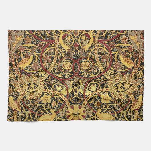 William Morris Bullerswood Faux Tapestry Theedoek (Horizontaal)