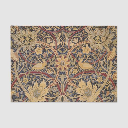 William Morris Bullerswood Faux Tapestry Tissuepapier (Voorkant)