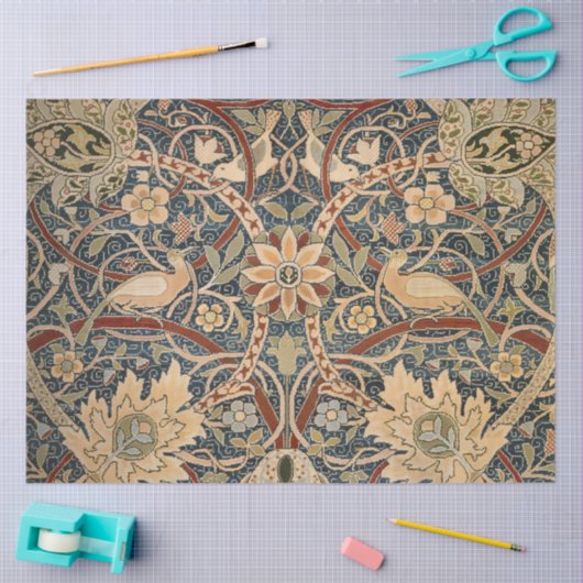 William Morris Bullerswood Faux Tapestry Tissuepapier (Craft)