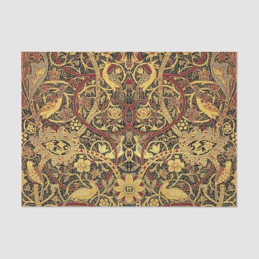 William Morris Bullerswood Faux Tapestry Tissuepapier (Voorkant)