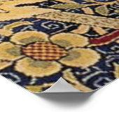 William Morris Bullerswood Faux Tapijt Poster (Hoek)