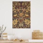 William Morris Bullerswood Faux Tapijt Poster (Keuken)