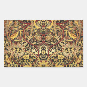 William Morris Bullerswood Faux Tapijt Rechthoekige Sticker