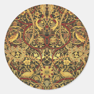 William Morris Bullerswood Faux Tapijt Ronde Sticker