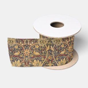 William Morris Bullerswood Faux Tapijt Satijnen Lint