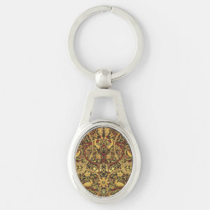 William Morris Bullerswood Faux Tapijt Sleutelhanger