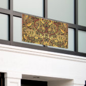 William Morris Bullerswood Faux Tapijt Spandoek (Buitenkant Gebouw)