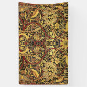 William Morris Bullerswood Faux Tapijt Spandoek (Verticaal)