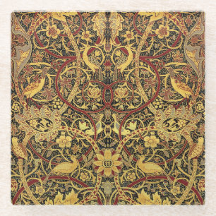 William Morris Bullerswood namaak tapijt Glazen Onderzetter